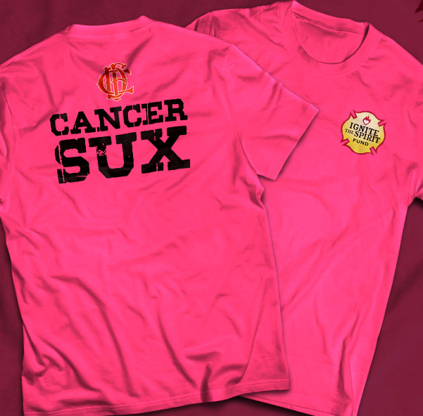 Ignite the Spirit Fund Cancer Sux Tshirt